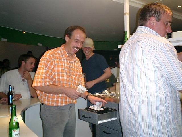 Finanzchef-Chef Jupp Röser bei der Arbeit
