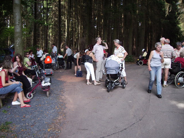 Kurze Rast im Schatten!
