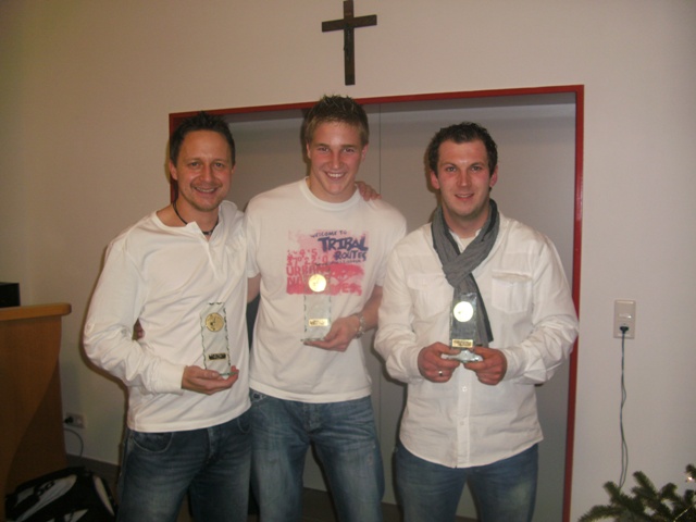v.L.n.R. 2.Platz Dasbach 1.Platz Rademacher 3.Platz Rachul
