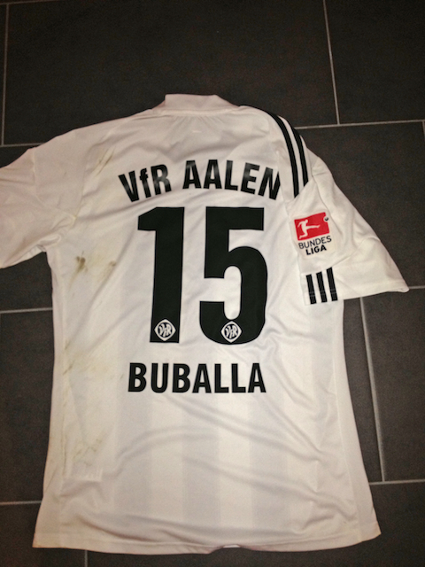 Daniel Buballa Trikot gg Aue am 21.09.2012
