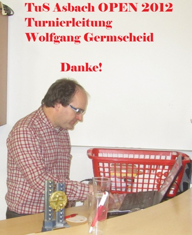 Hatte immer den Überblick .... die Turnierleitung 