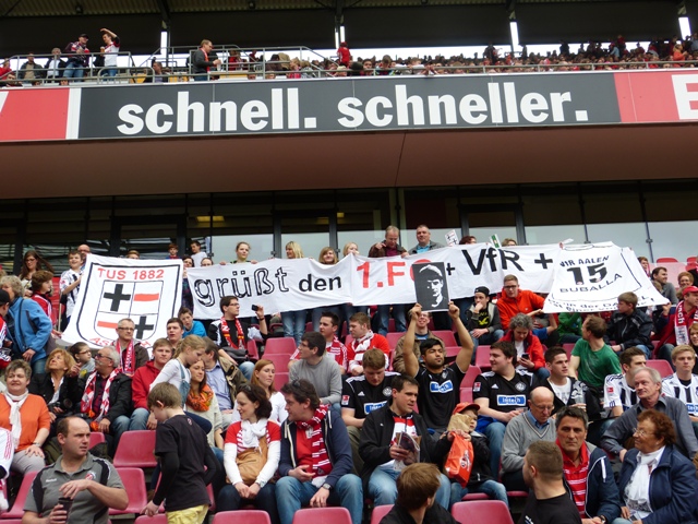 Schönstes Stadionwetter - tolle Atmosphäre - wir waren da!
