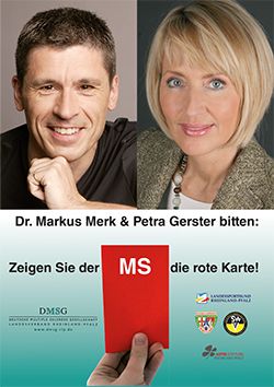 Flyer der DMSG zur Spendenaktion
