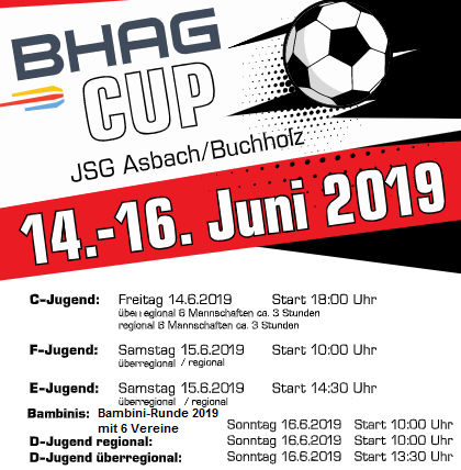 BHAG CUP auf der Sportplatz-Anlage in Asbach
