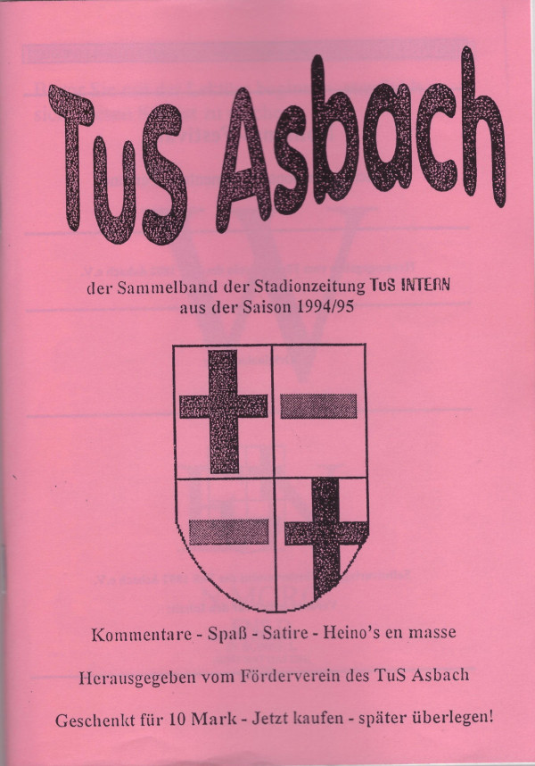 TUS-INTERN Sammelband Saison 1994/1995
