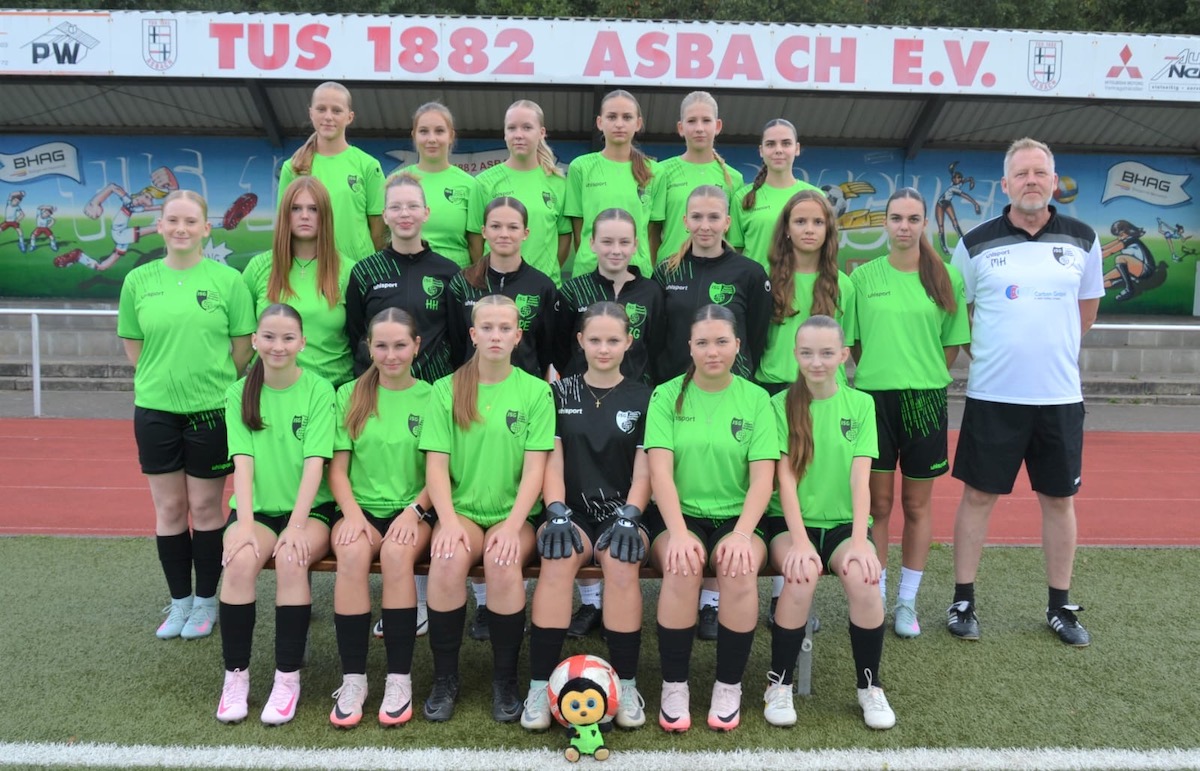 Mannschaftsfoto B-Maedchen