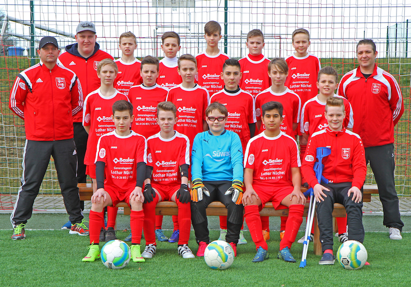Das Team TuS Asbach D1 2016/17 Rückrunde Stand 24.02.2017
