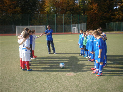 Volle Konzentration vor dem Spiel !!!
