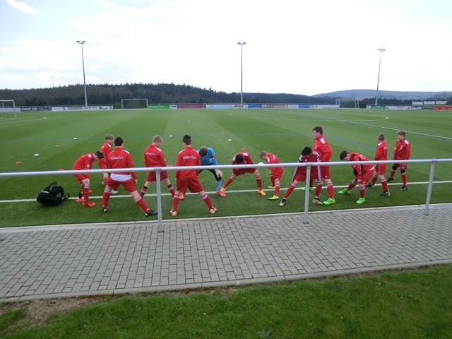 Vor dem Spiel

