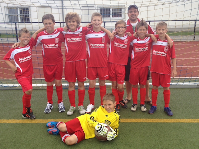 Das E1 TuS Asbach Team vom 25.08.2012 in Neustadt
