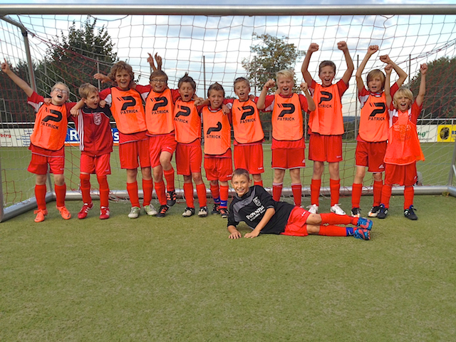 Das E1 TuS Asbach Team vom 12.09.2012 Pokalrunde 2

