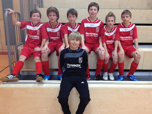 Das TuS Asbach Team vom 15.12.2012 Turniersieger HKM 1

