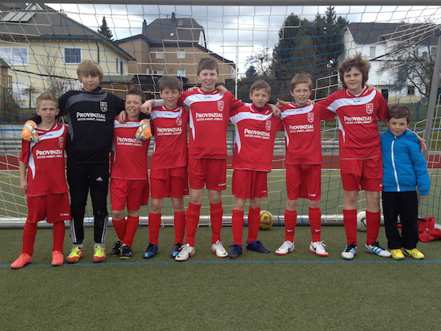 Das TuS Asbach E1 Team vom 13.04.2013
