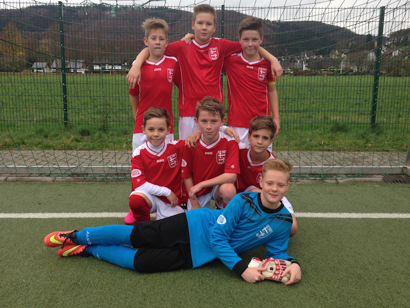 Das TuS Asbach E1 Team vom 07.11.2015
